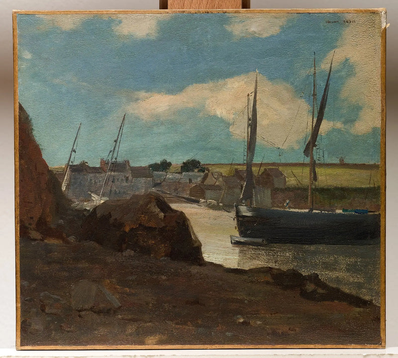 De haven van Morgat - Odilon Redon