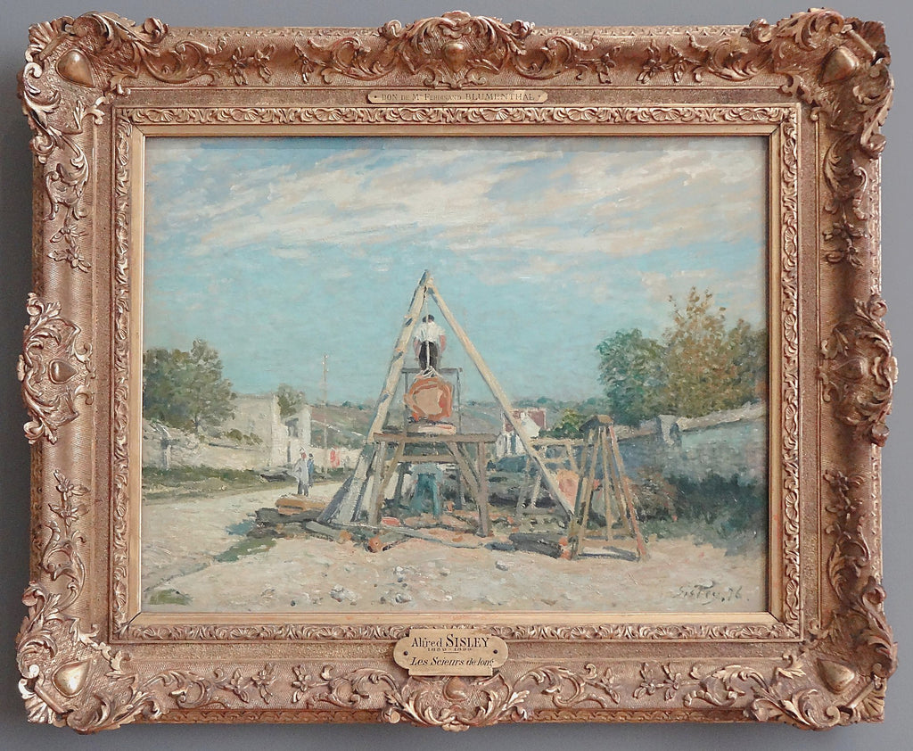 De Langzaagders - Alfred Sisley