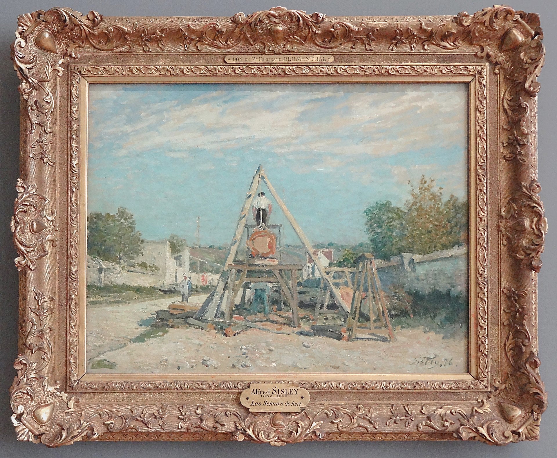 De Langzaagders - Alfred Sisley
