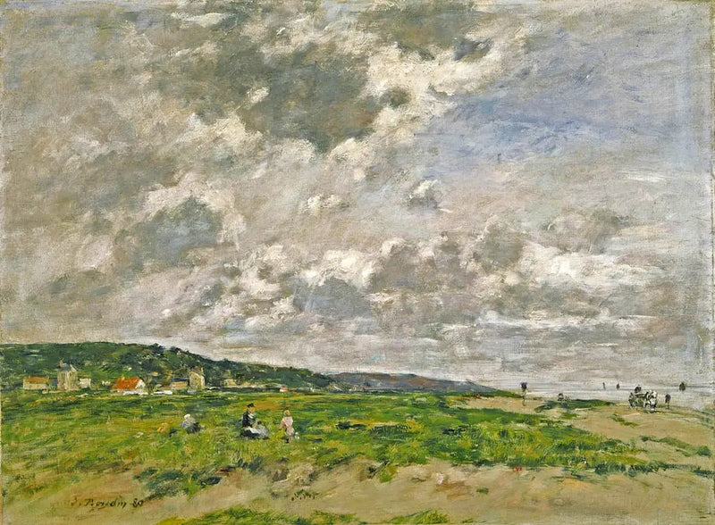 De duinen van Tourgeville - Eugène Boudin