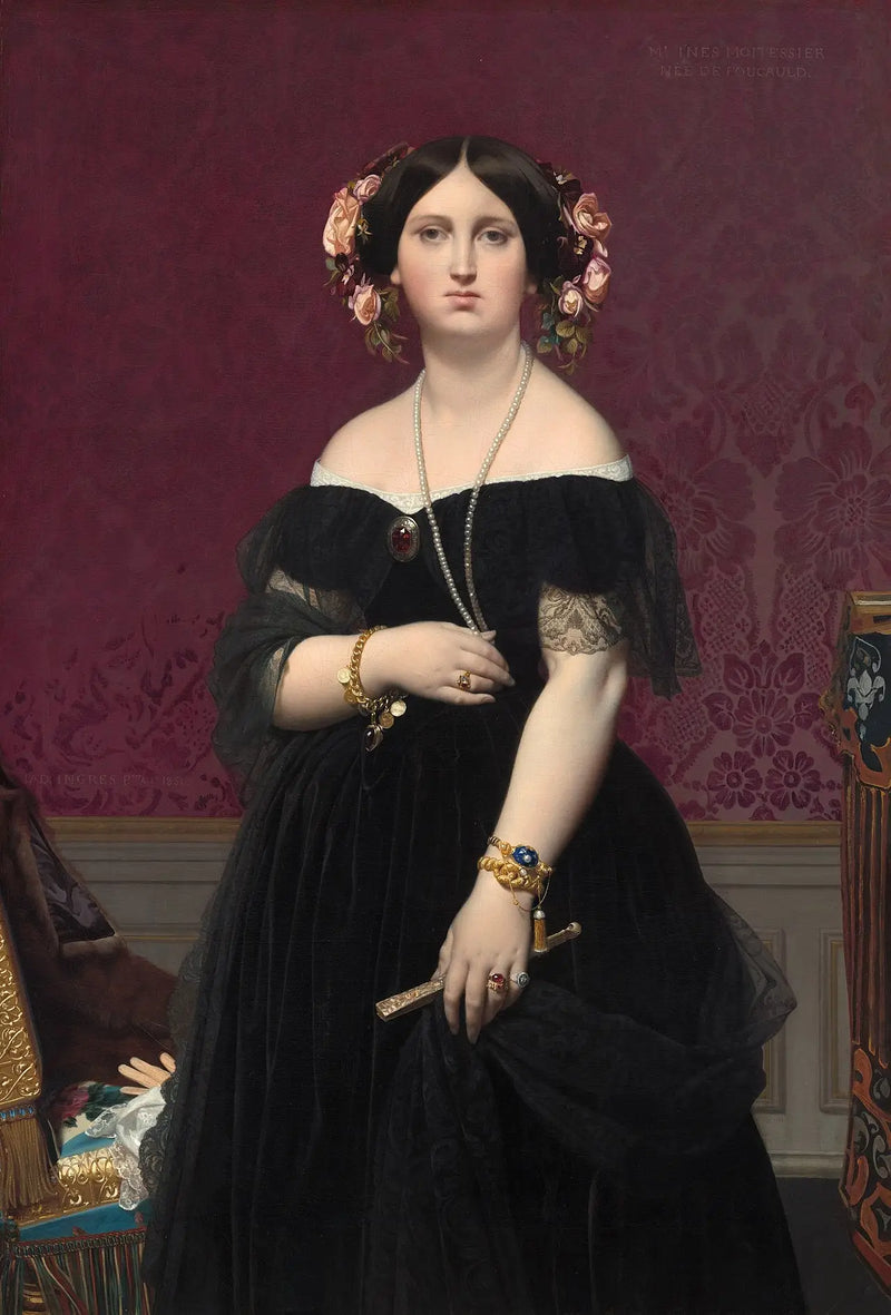 Mevrouw Moitessier - Jean-Auguste-Dominique Ingres