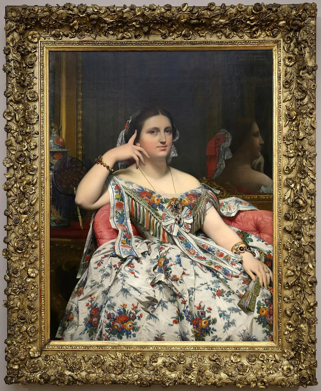 Madame Moitessier - Jean-Auguste-Dominique Ingres - Alpha Reproduction