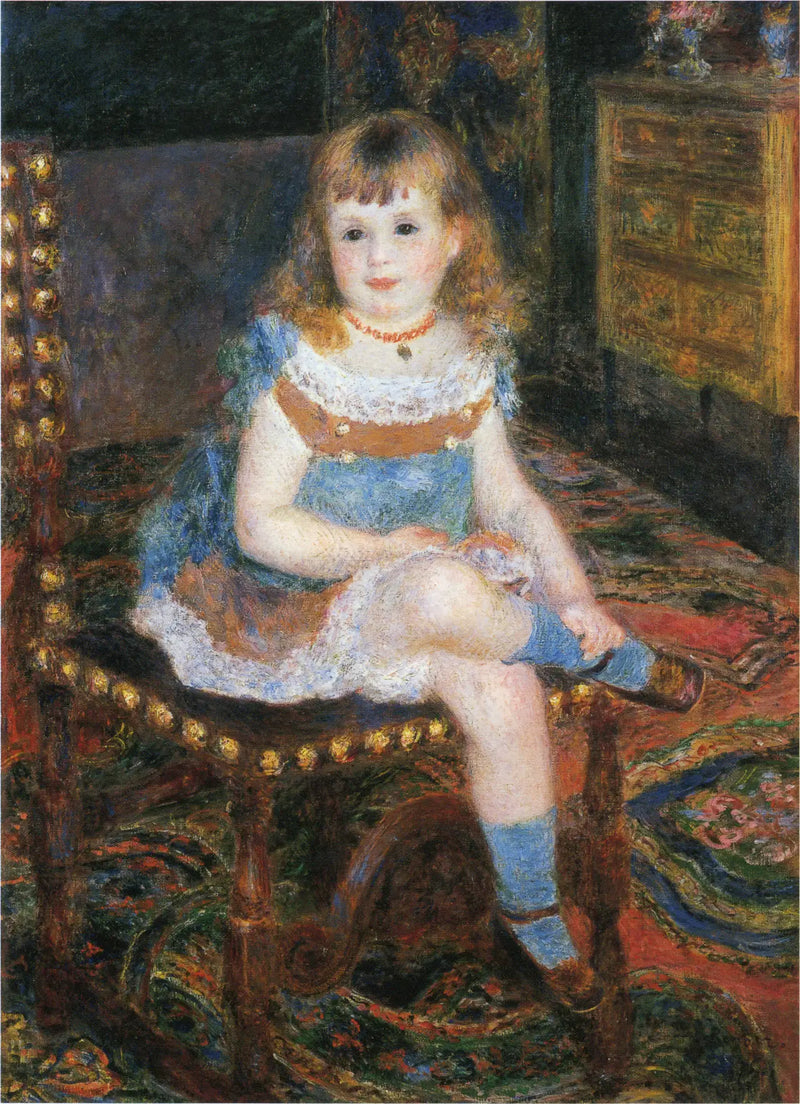 Mevrouw Georgette Charpentier zittend - Pierre-Auguste Renoir
