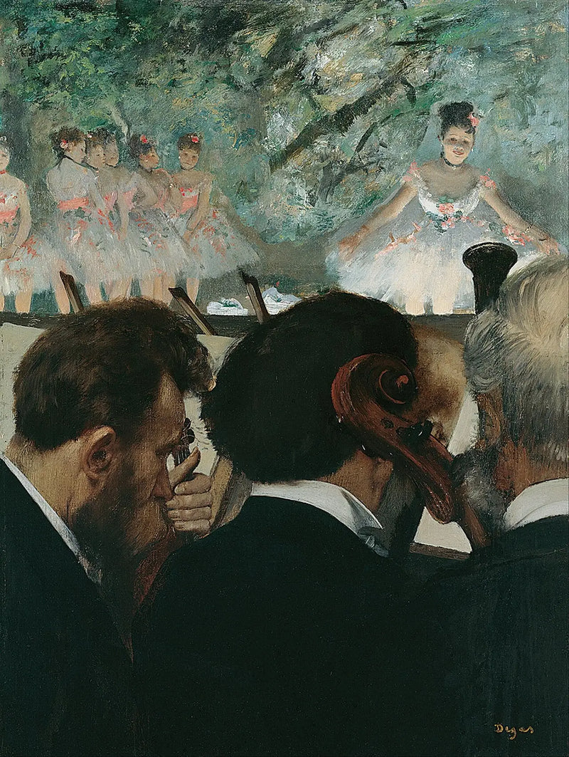 Muzikanten in het orkest - Edgar Degas