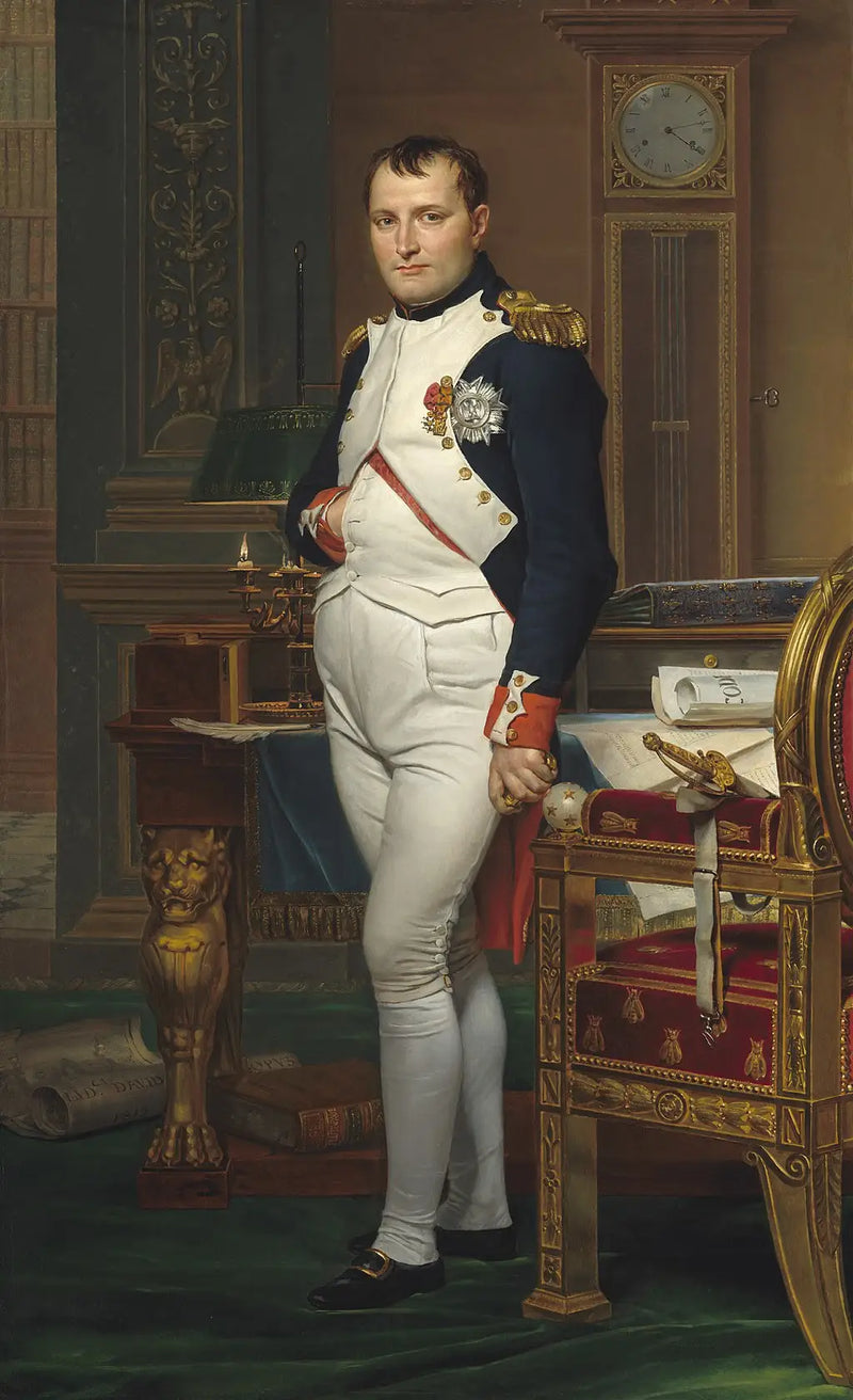 Napoleon in zijn werkkamer - Jacques-Louis David