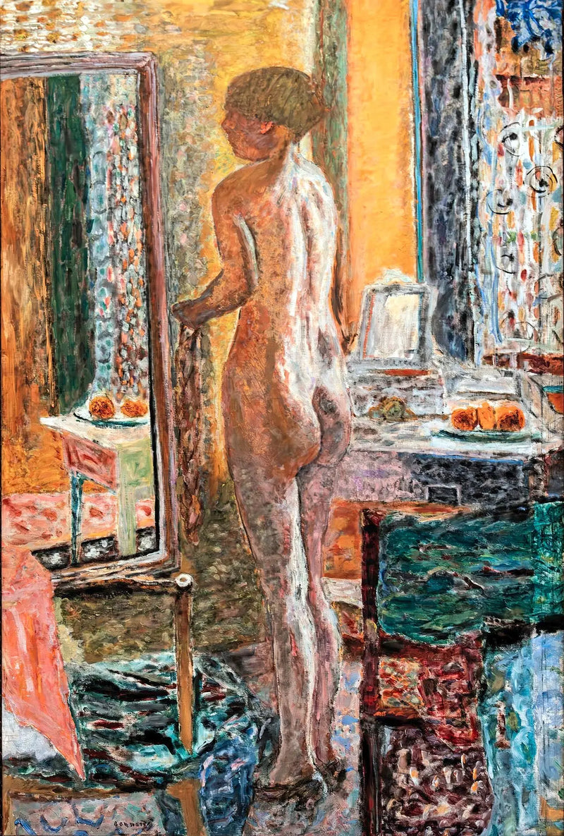 Nu voor de spiegel - Pierre Bonnard