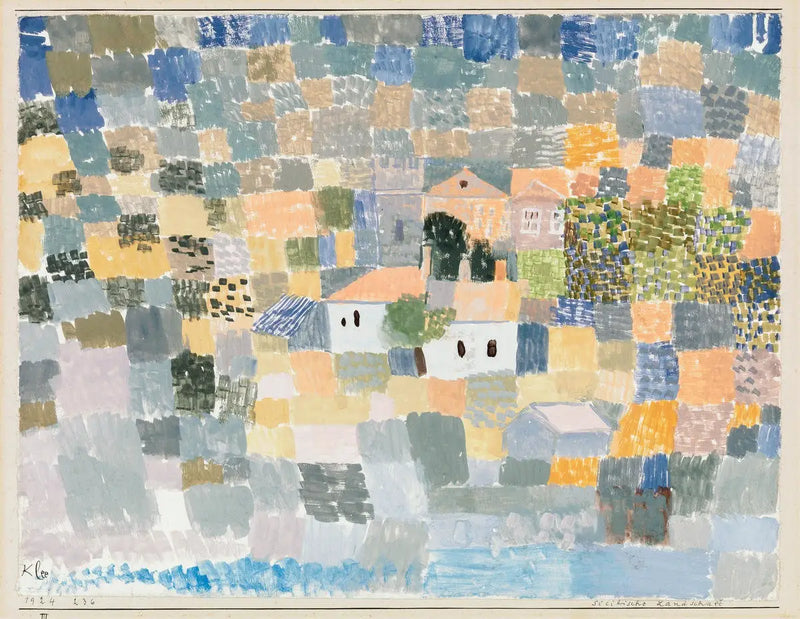 Siciliaans landschap (Sicilian Landscape) - Paul Klee