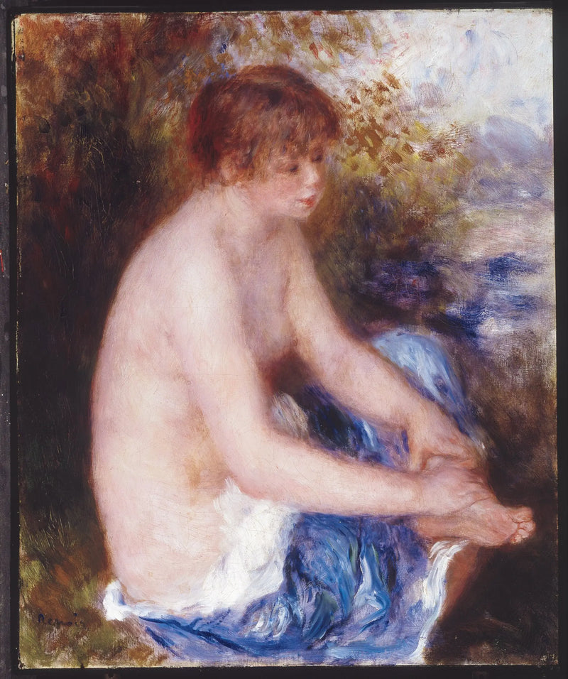 Kleine blauwe naakt - Pierre-Auguste Renoir