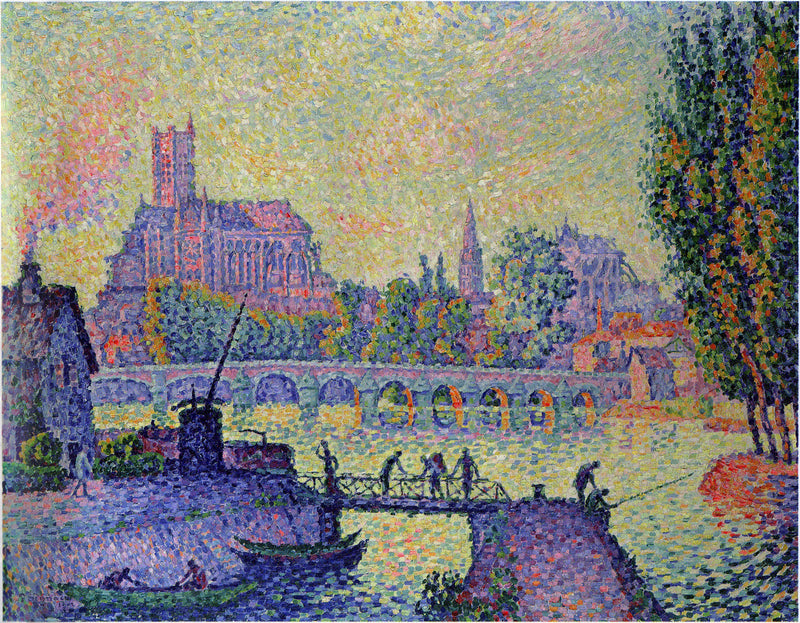 Brug van Auxerre - Paul Signac