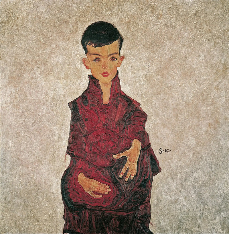 Portret van Herbert Reiner - Egon Schiele