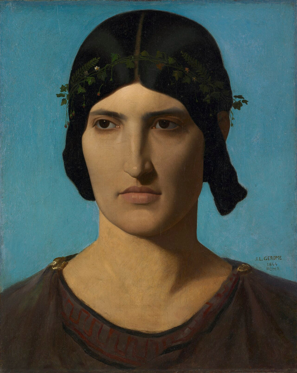 Portret van een Romeinse - Jean-Léon Gérôme