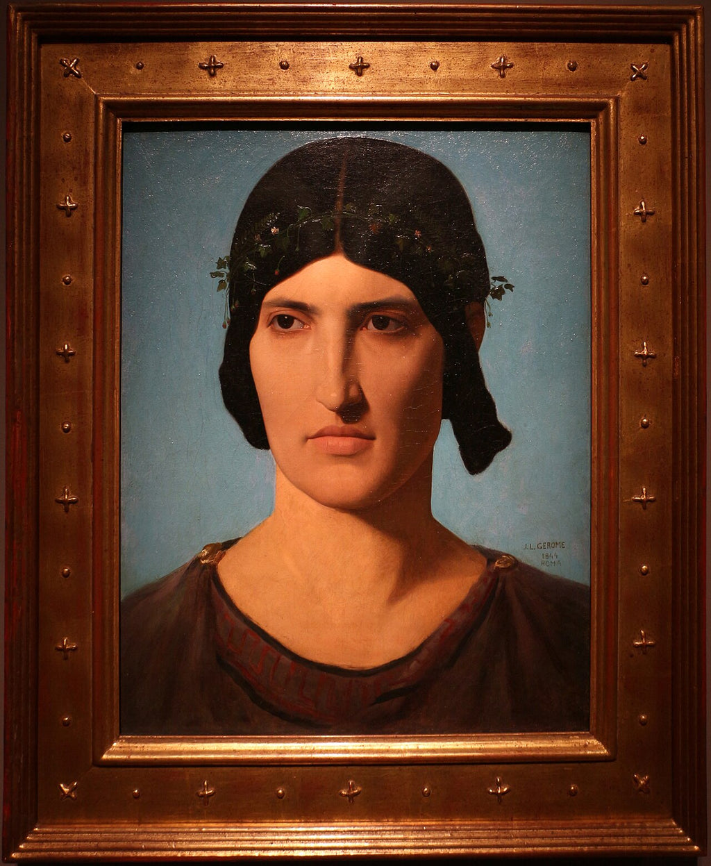 Portret van een Romeinse - Jean-Léon Gérôme