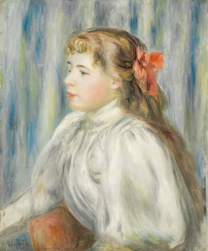 Portret van een jonge vrouw - Pierre-Auguste Renoir