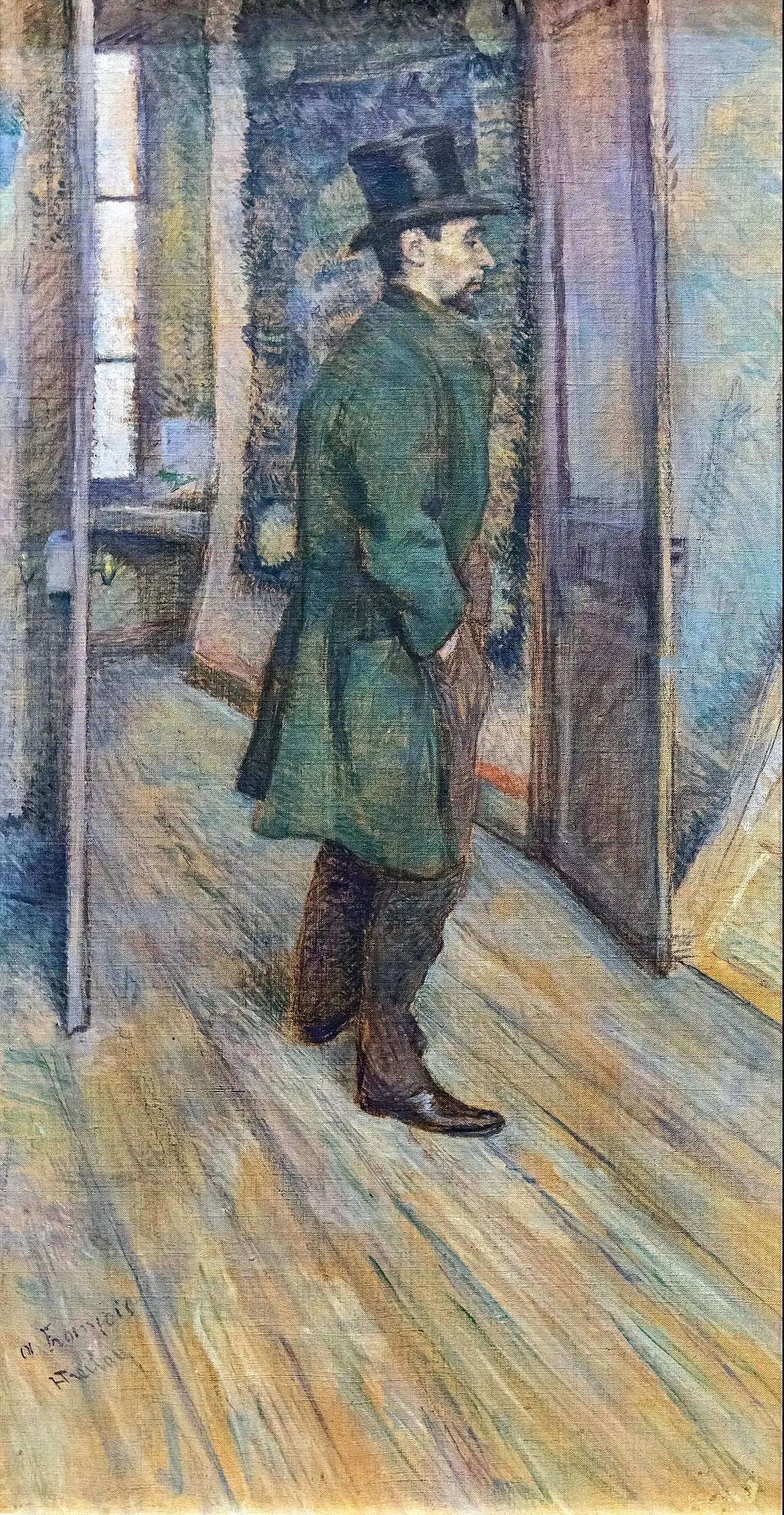 Reproduction du tableau « Portrait de François Gauzi - Henri de Toulouse-Lautrec » par Alpha Reproduction en peinture à l’huile