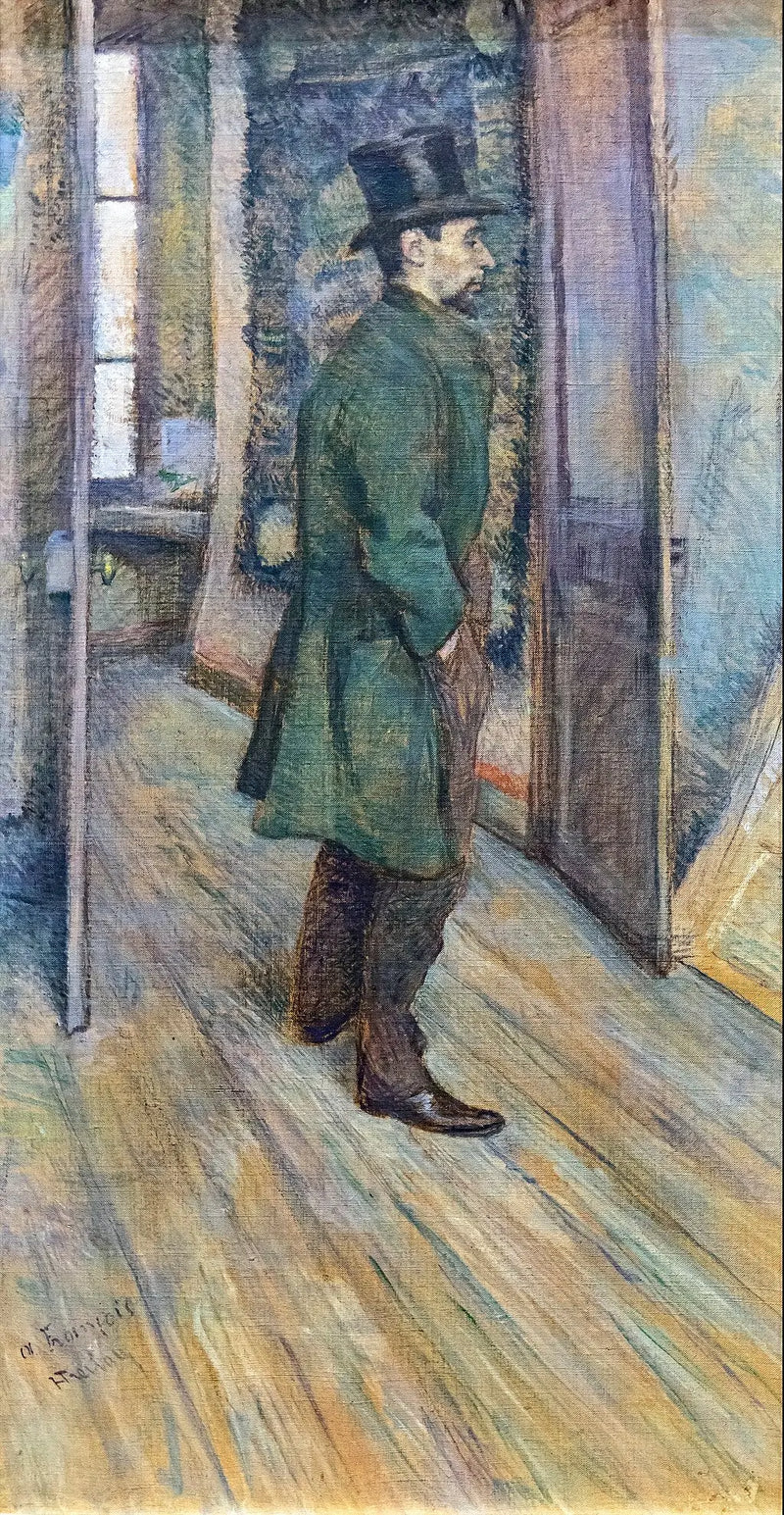 Portret van François Gauzi - Henri de Toulouse-Lautrec