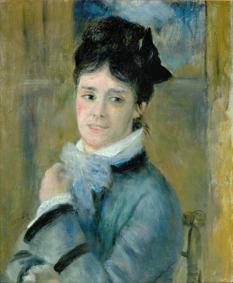 Portret van Mevrouw Claude Monet - Pierre-Auguste Renoir