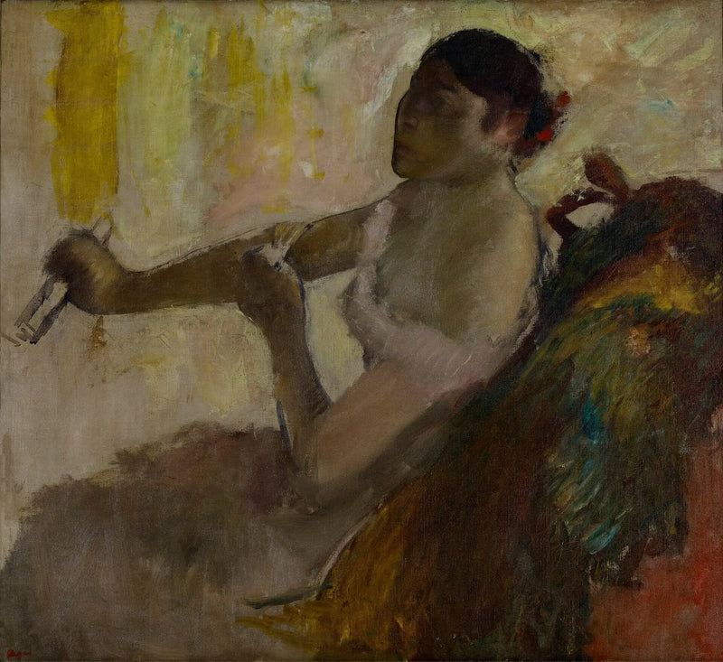 Portret van Mevrouw Rose Caron - Edgar Degas