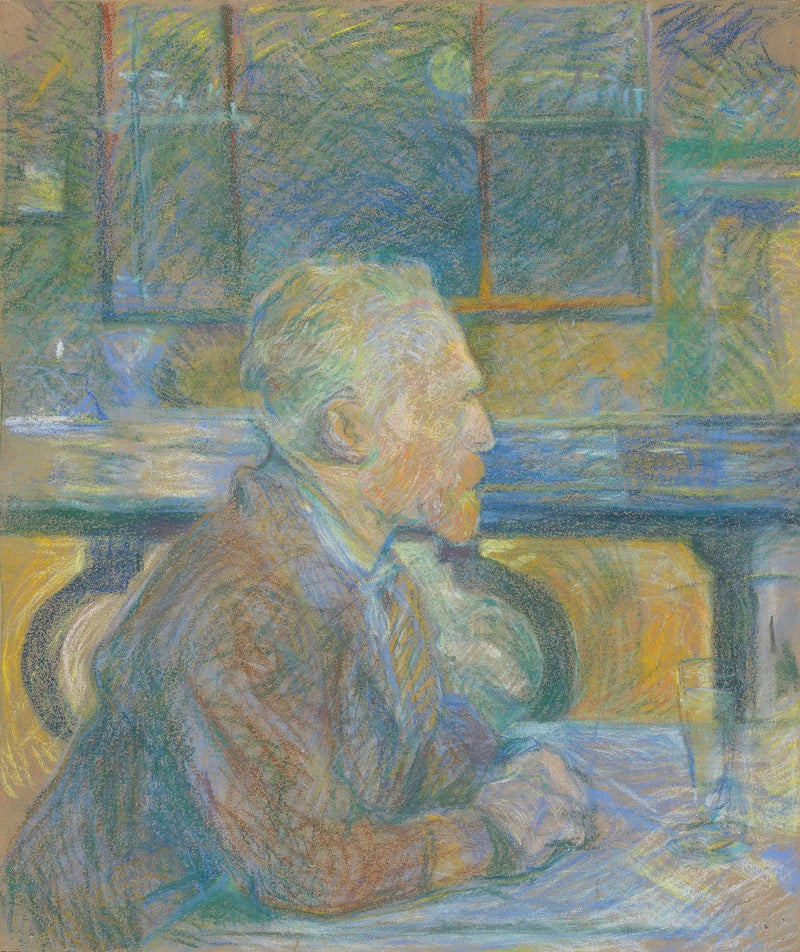 Portret van Vincent van Gogh - Henri de Toulouse-Lautrec