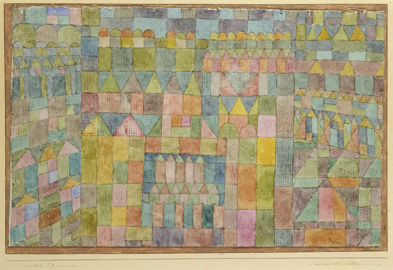 Quartier du Temple de Pert - Paul Klee