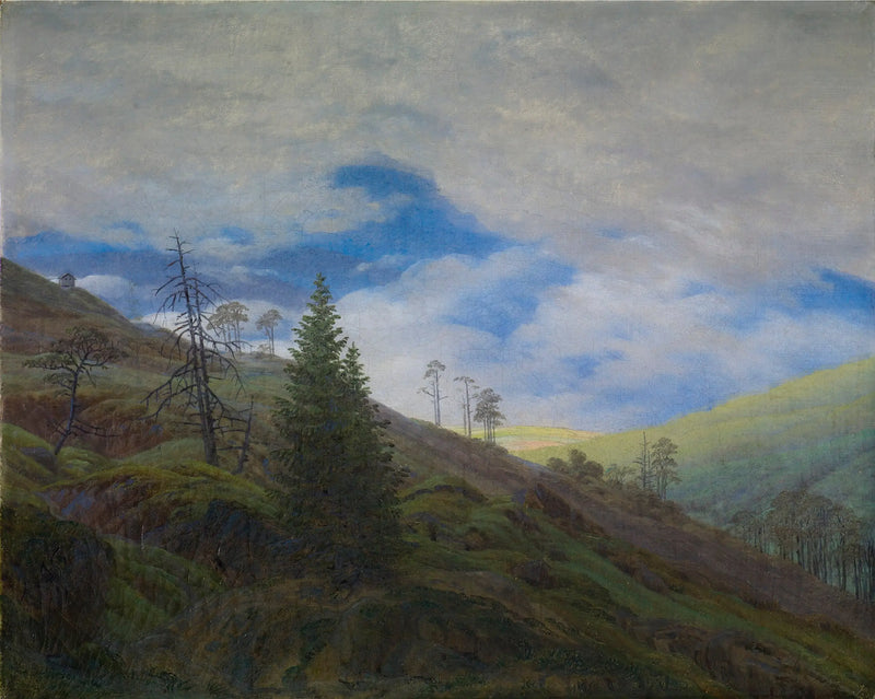Zonnestraal in het Riesengebirge - Caspar David Friedrich