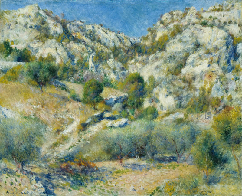 Rotsen van l'Estaque - Pierre-Auguste Renoir