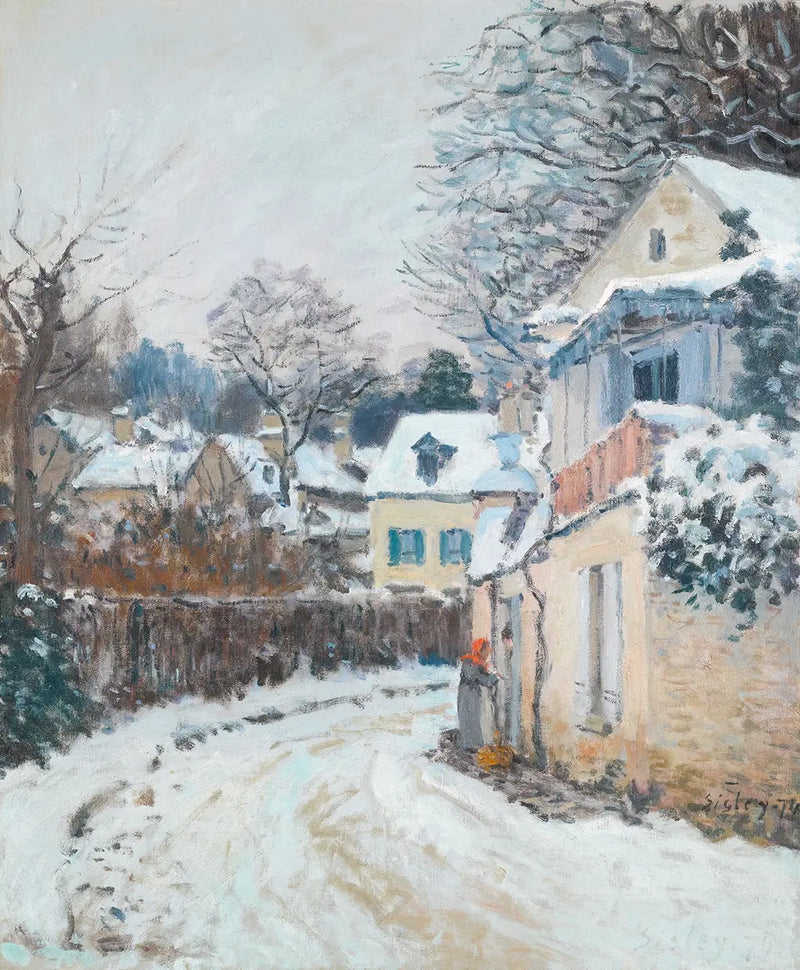 Prinsessenstraat, winter - Alfred Sisley