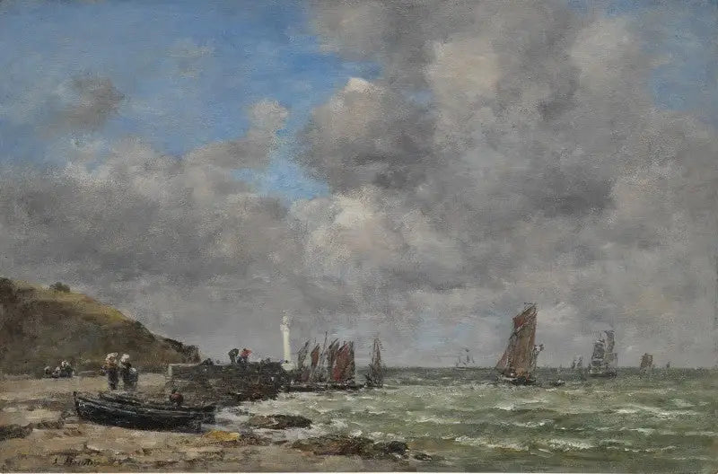 Saint-Brieuc, oevers van de Légué - Eugène Boudin