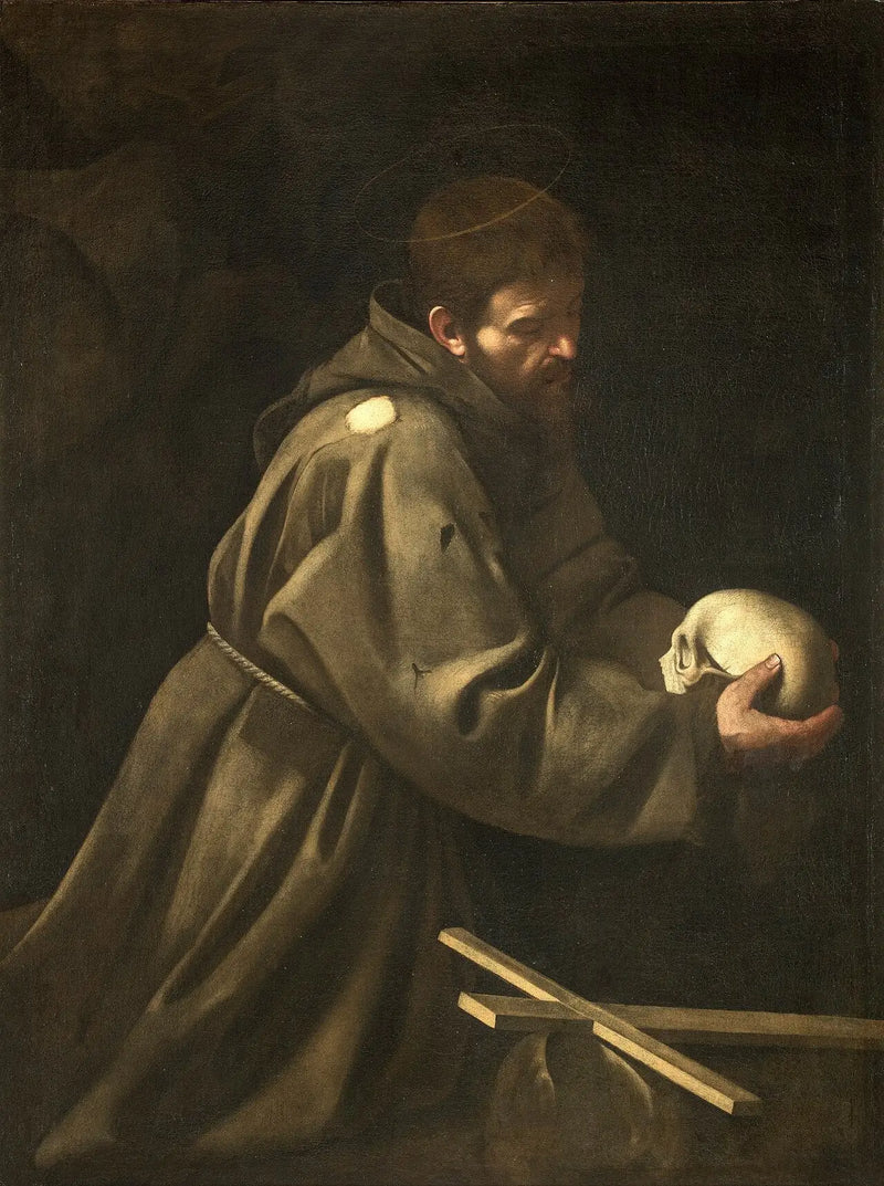 Sint Franciscus in meditatie - Caravaggio