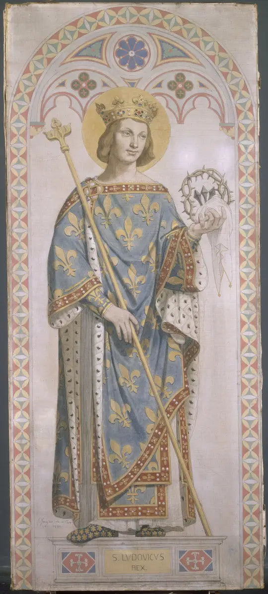 Sint Louis, koning van Frankrijk - Jean-Auguste-Dominique Ingres