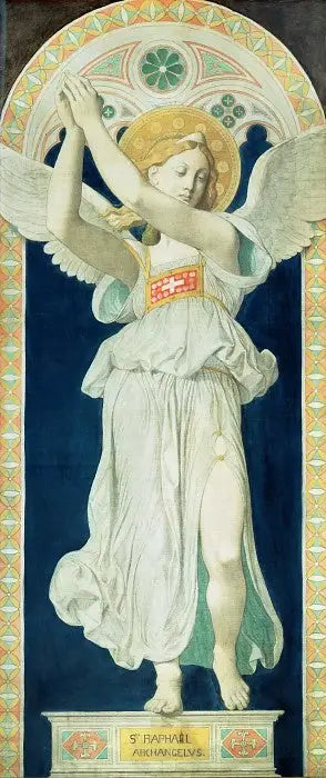 Sint-Rafaël, aartsengel - Jean-Auguste-Dominique Ingres