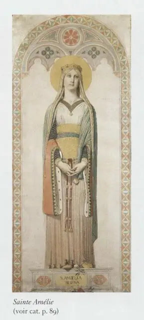Sint-Amand, koningin van Hongarije - Jean-Auguste-Dominique Ingres