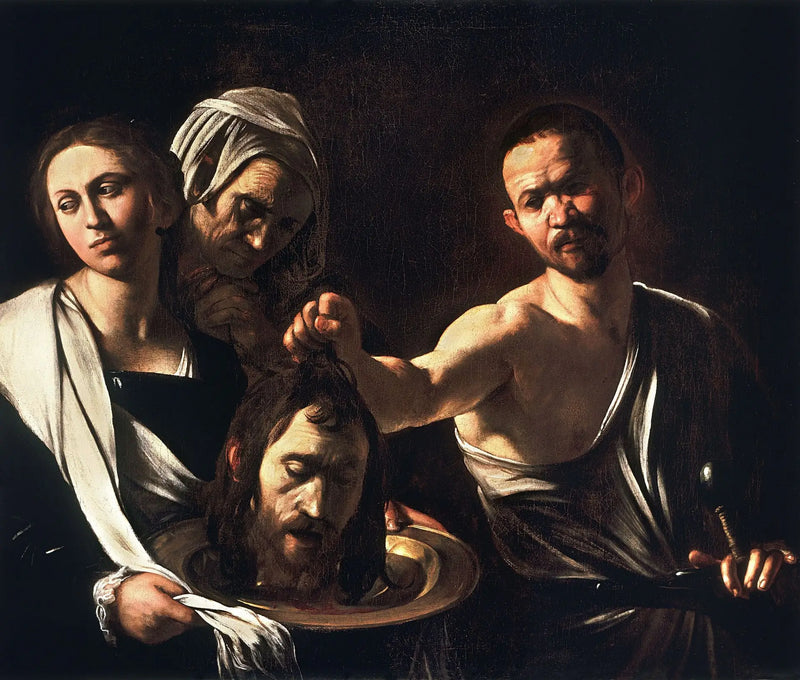 Salomé met het hoofd van de heilige Johannes de Doper - Caravaggio