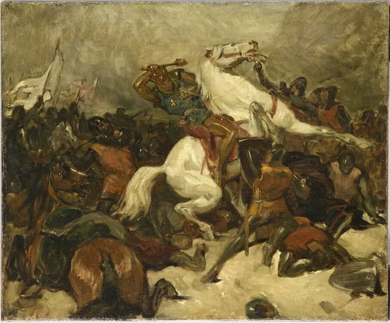 Slagveld - Eugène Delacroix