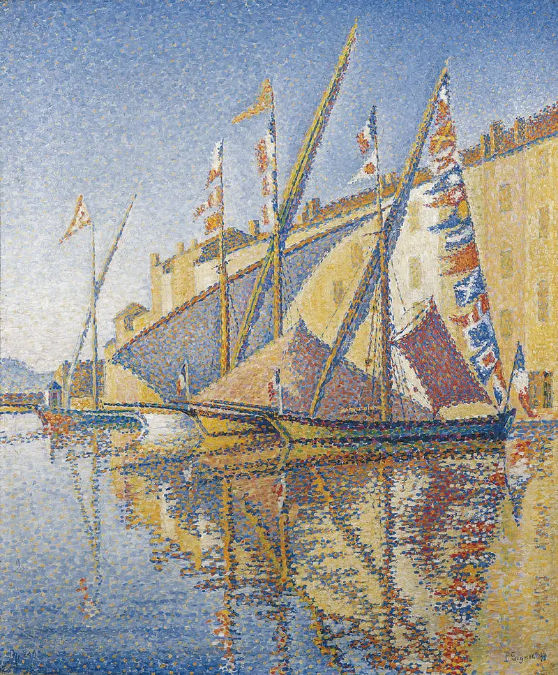 Versierde tartanen - Paul Signac