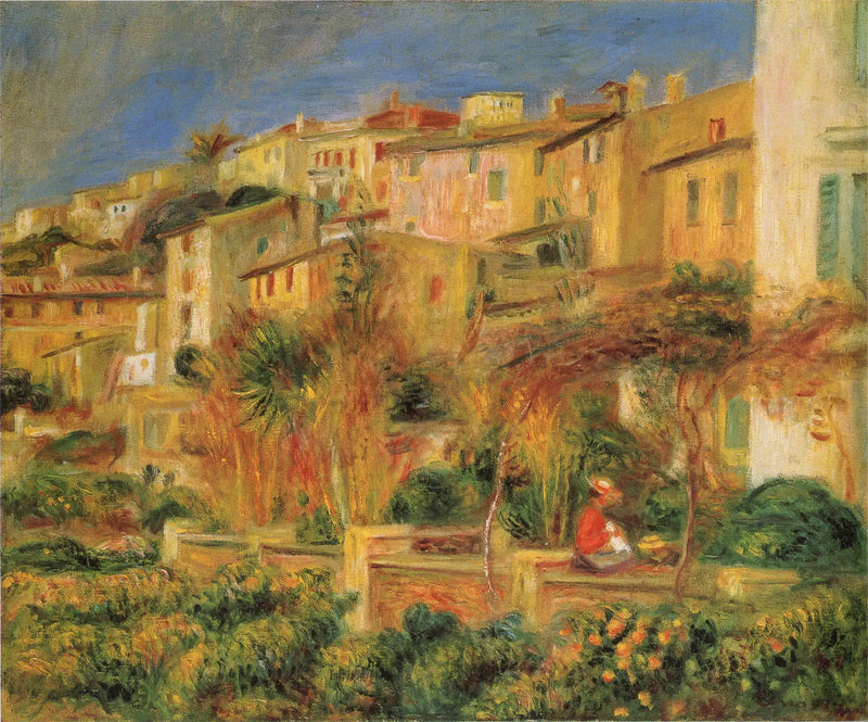 Terrassen in Cannes - Pierre-Auguste Renoir