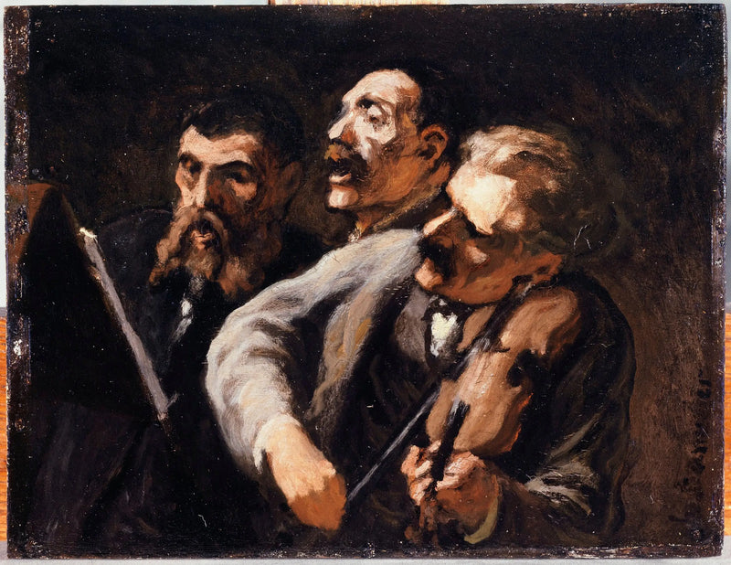 Drietal amateurs - Honoré Daumier