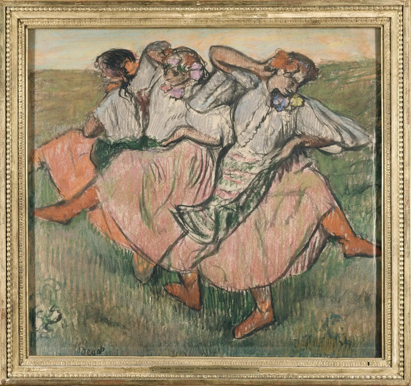 Drie Russische dansers - Edgar Degas