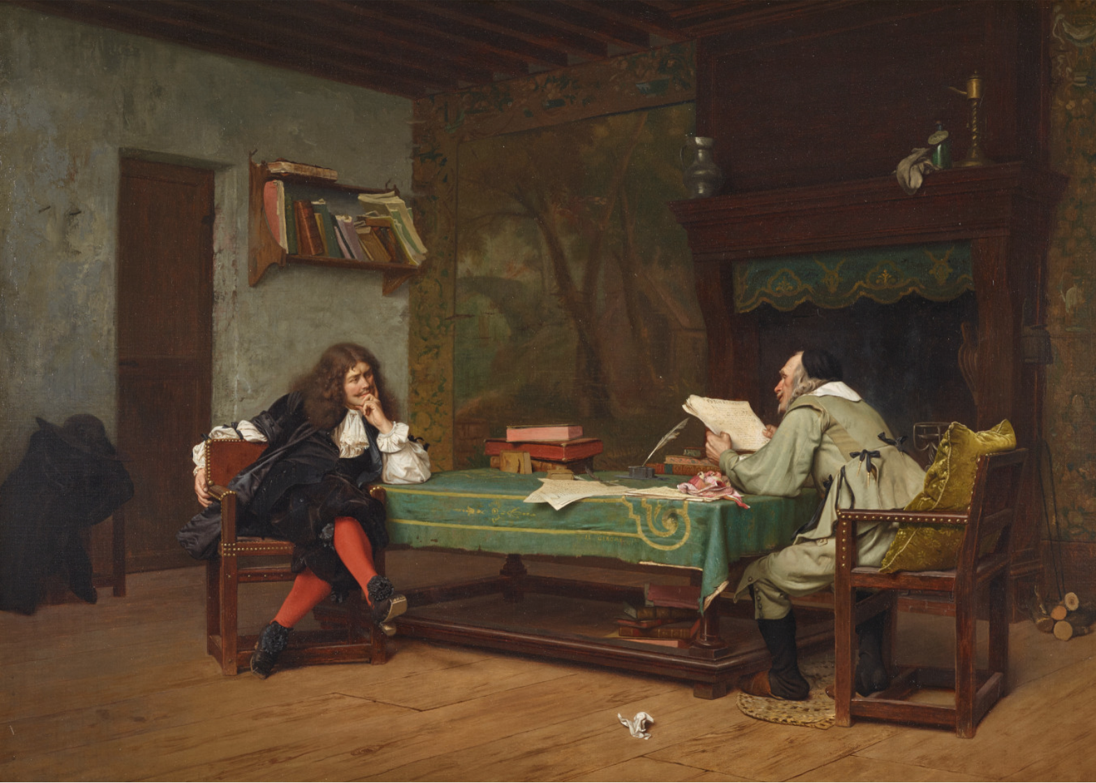 Een samenwerking (Molière en Corneille - Jean-Léon Gérôme