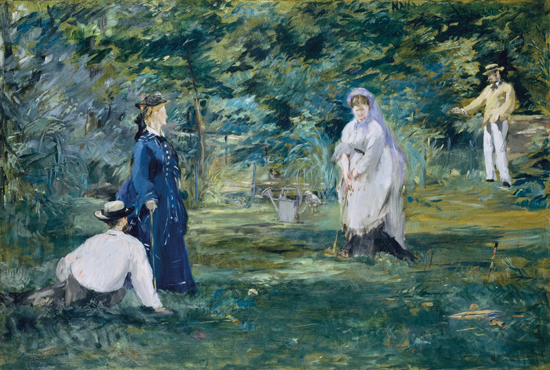 Een partijtje croquet - Édouard Manet