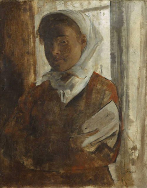 Een boerin - Edgar Degas