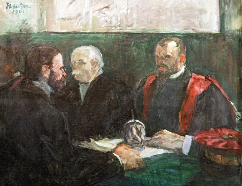 Een examen aan de faculteit geneeskunde van Parijs - Henri de Toulouse-Lautrec