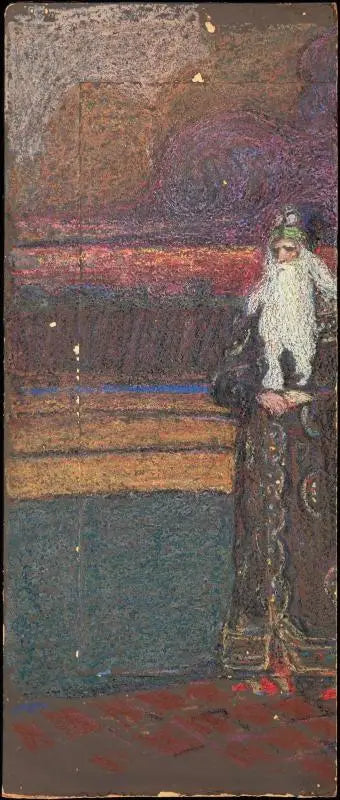 Baardige oude man - Vassily Kandinsky