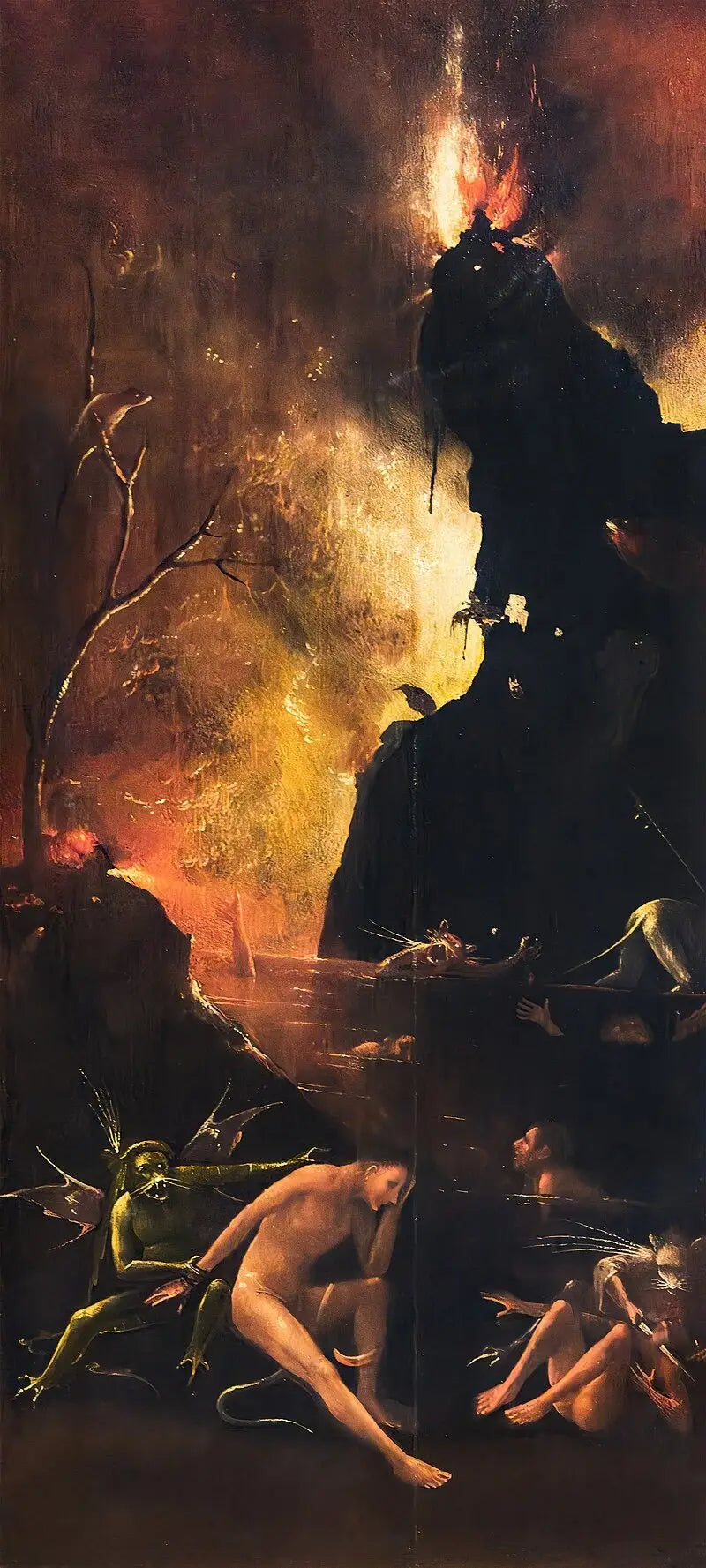 Visioenen van het hiernamaals: de hel - Hieronymus Bosch