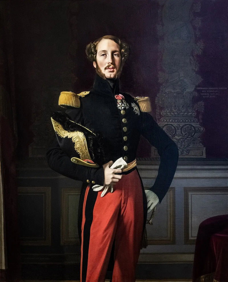 Portret van Ferdinand-Philippe, hertog van Orléans - Jean-Auguste-Dominique Ingres