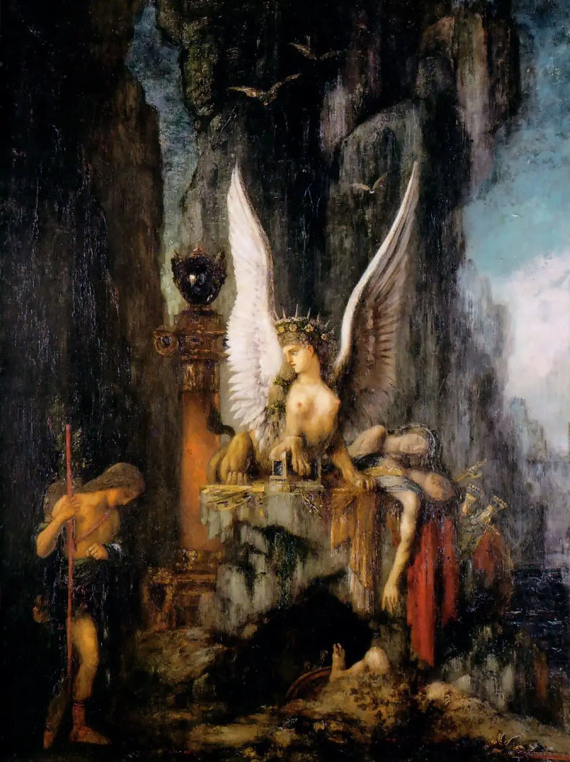 Oedipus reiziger - Gustave Moreau
