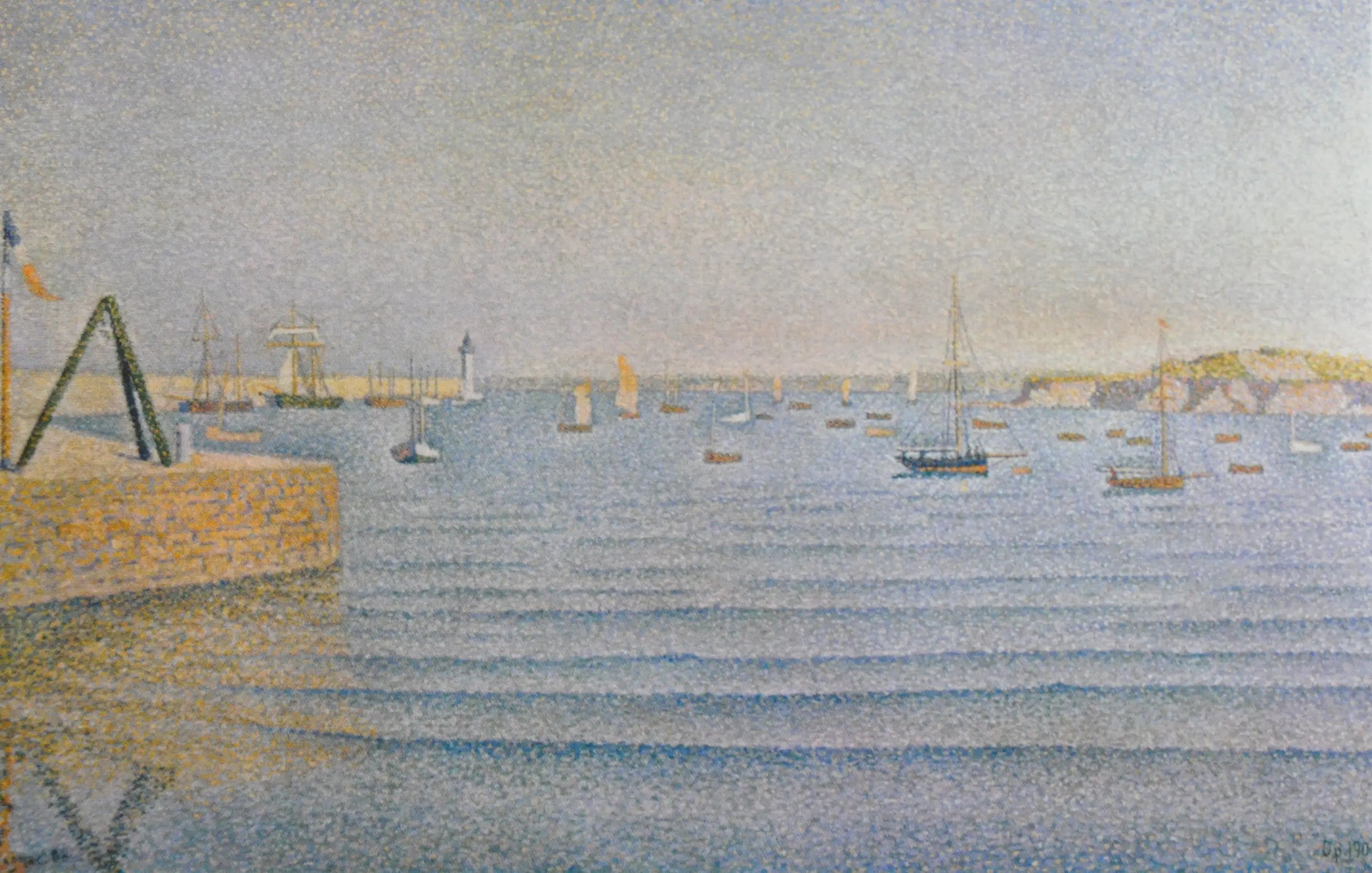 Reproduction du tableau « Portrieux. La Houle - Paul Signac » par Alpha Reproduction en peinture à l’huile