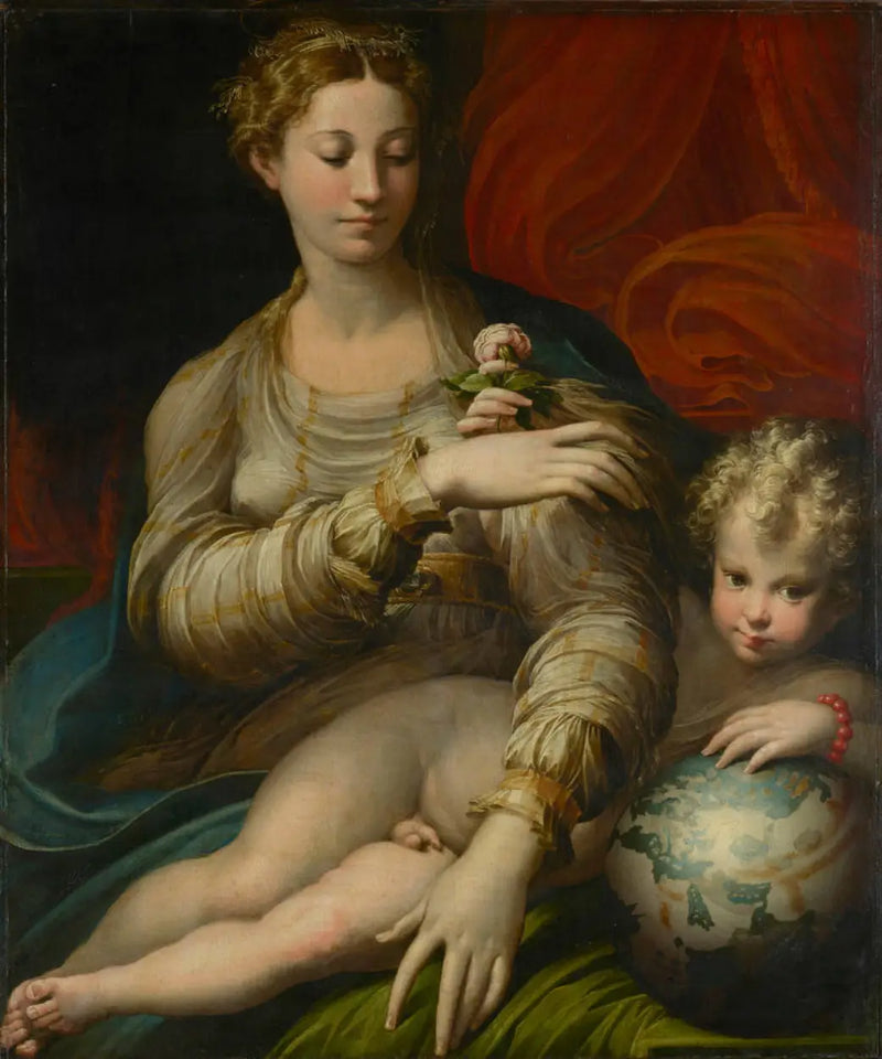 De Maagd met de Roos - Parmigianino