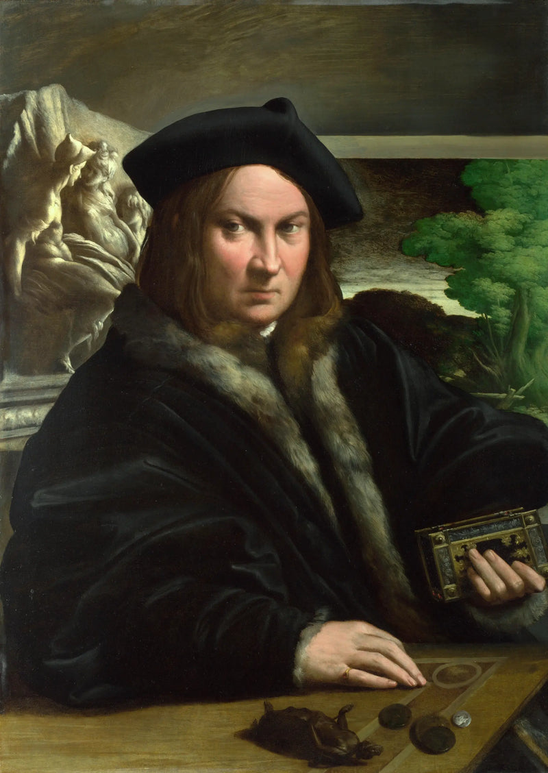Portret van een verzamelaar - Parmigianino