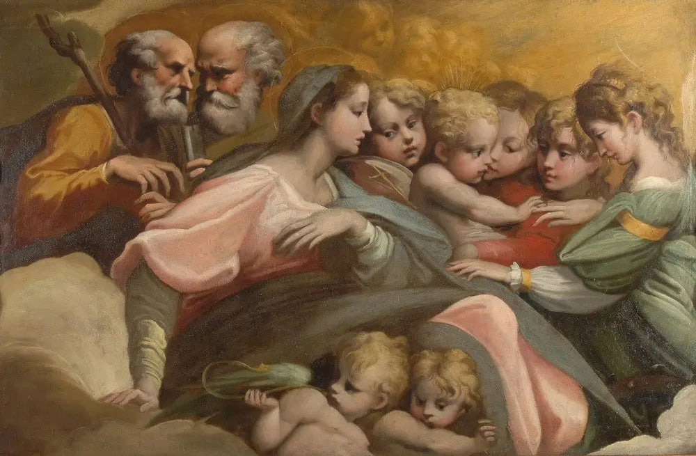 Mariage mystique de Sainte Catherine - Parmigianino - Alpha Reproduction