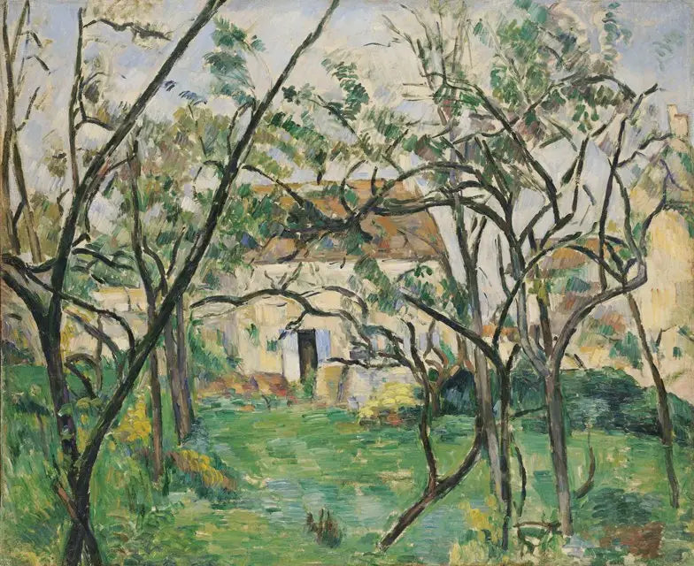 Reproduction du tableau « La Maison rustique - Paul Cézanne » par Alpha Reproduction en peinture à l’huile